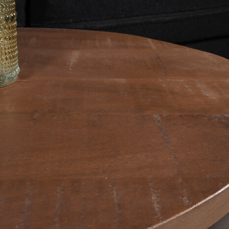 Lizzely Garden & Living Salontafel 3delig mangohout Jaell industrieel duurzaam massief hout massief hout mango