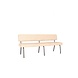 Lizzely Garden & Living Eetkamerbank 180cm Wendy beige stof Lizzely Garden & Living Eetkamerbank 180cm Wendy beige stof