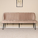 Lizzely Garden & Living Eetkamerbank 180cm Sally velvet champagne bank 3 zits eettafelbank Lizzely Garden & Living Eetkamerbank 180cm Sally velvet champagne bank 3 zits eettafelbank