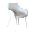 Eetkamerstoel beige velvet Maris