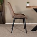 Lizzely Garden & Living Eetkamerstoel De Vince cognac velvet eetstoel Lizzely Garden & Living Eetkamerstoel De Vince cognac velvet eetstoel
