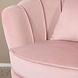 Lizzely Garden & Living Fauteuil zitbank 1 persoons Belle velvet roze bankje Lizzely Garden & Living Fauteuil zitbank 1 persoons Belle velvet roze bankje