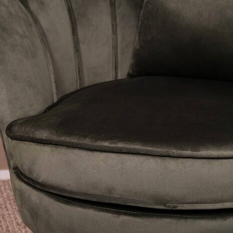 Lizzely Garden & Living Fauteuil zitbank 1 persoons Belle donkergroen bankje Lizzely Garden & Living Fauteuil zitbank 1 persoons Belle donkergroen bankje