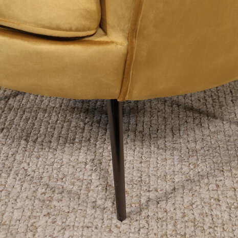 Lizzely Garden & Living Fauteuil zitbank 1 persoons Anna goud