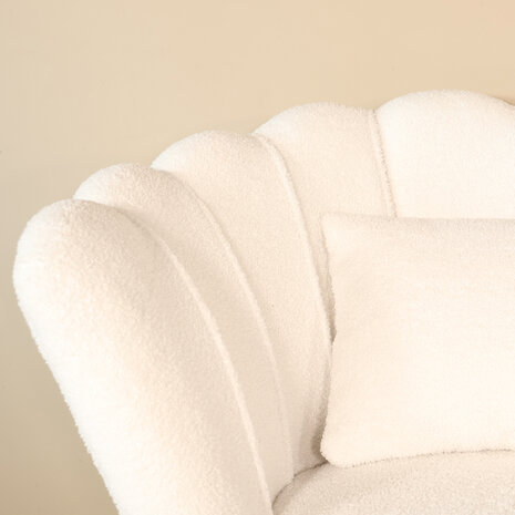 Lizzely Garden & Living Zitbank Belle 2 zits teddy wit bankstel 140cm stof incl. 2 kussens bank Lizzely Garden & Living Zitbank Belle 2 zits teddy wit bankstel 140cm stof incl. 2 kussens bank