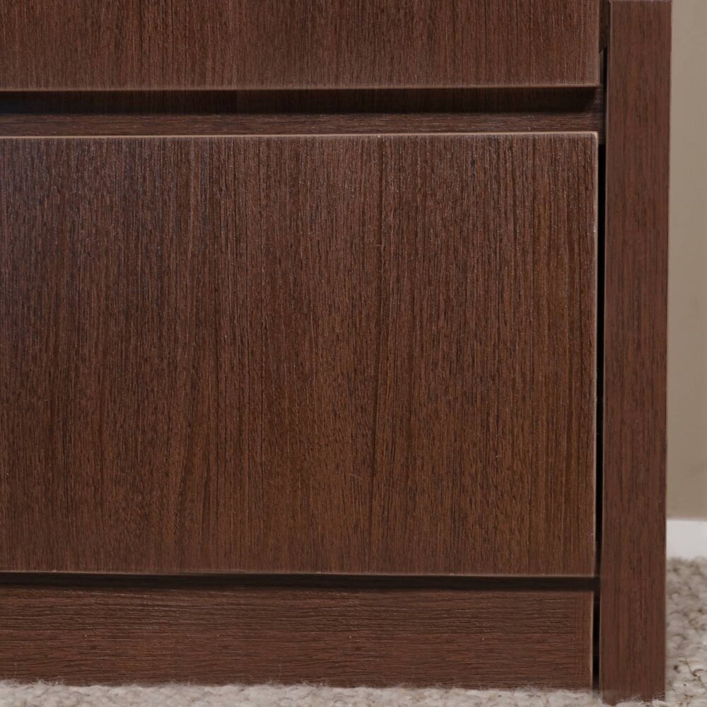 Dressoir melamine Cassie walnoot bruin 160cm