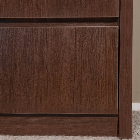 Lizzely Garden & Living Dressoir melamine Cassie walnoot bruin 160cm