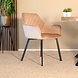 Lizzely Garden & Living Eetkamerstoel met armleuning Yurgan velvet champagne eetstoel Lizzely Garden & Living Eetkamerstoel met armleuning Yurgan velvet champagne eetstoel
