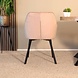 Lizzely Garden & Living Eetkamerstoel met armleuning Yurgan velvet champagne eetstoel Lizzely Garden & Living Eetkamerstoel met armleuning Yurgan velvet champagne eetstoel
