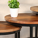 Lizzely Garden & Living Salontafel 3delig mangohout Jaell industrieel duurzaam massief hout massief hout mango Lizzely Garden & Living Salontafel 3delig mangohout Jaell industrieel duurzaam massief hout massief hout mango