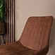 Lizzely Garden & Living Eetkamerstoel Susta cognac microvezel eetstoel Lizzely Garden & Living Eetkamerstoel Susta cognac microvezel eetstoel