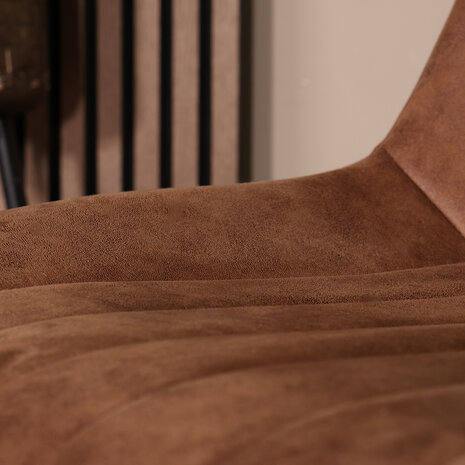 Lizzely Garden & Living Eetkamerstoel Susta cognac microvezel eetstoel Lizzely Garden & Living Eetkamerstoel Susta cognac microvezel eetstoel