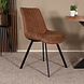 Lizzely Garden & Living Eetkamerstoel Susta cognac microvezel eetstoel Lizzely Garden & Living Eetkamerstoel Susta cognac microvezel eetstoel