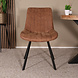 Lizzely Garden & Living Eetkamerstoel Susta cognac microvezel eetstoel Lizzely Garden & Living Eetkamerstoel Susta cognac microvezel eetstoel