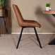 Lizzely Garden & Living Eetkamerstoel Susta cognac microvezel eetstoel Lizzely Garden & Living Eetkamerstoel Susta cognac microvezel eetstoel
