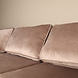 Lizzely Garden & Living Hoekbank Hilde 270cm taupe velvet links