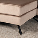 Lizzely Garden & Living Hoekbank Hilde 270cm taupe velvet links