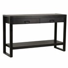 Bijzettafel 120cm mangohout Vera zwart Bijzettafel 120cm mangohout Vera zwart