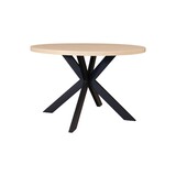 Lizzely Garden & Living Eettafel rond melamine 120cm Sanne lichtbruin ronde tafel Lizzely Garden & Living Eettafel rond melamine 120cm Sanne lichtbruin ronde tafel