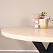 Lizzely Garden & Living Eettafel rond melamine 120cm Sanne lichtbruin ronde tafel