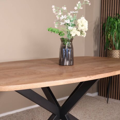 Lizzely Garden & Living Eettafel Deens ovaal 160cm bruin Hero ovale eettafel Lizzely Garden & Living Eettafel Deens ovaal 160cm bruin Hero ovale eettafel