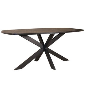 Lizzely Garden & Living Eettafel Deens ovaal 180cm zwart Hero ovale eettafel Lizzely Garden & Living Eettafel Deens ovaal 180cm zwart Hero ovale eettafel