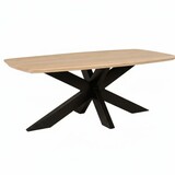 Lizzely Garden & Living Salontafel deens ovaal mangohout 120cm lichtbruin Livy Lizzely Garden & Living Salontafel deens ovaal mangohout 120cm lichtbruin Livy