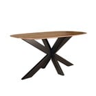 Eettafel deens ovaal mangohout 160cm Austin lichtbruin ovale tafel duurzaam mango eetkamertafel Eettafel deens ovaal mangohout 160cm Austin lichtbruin ovale tafel duurzaam mango eetkamertafel