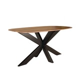 Lizzely Garden & Living Eettafel deens ovaal mangohout 160cm Austin lichtbruin ovale tafel duurzaam mango eetkamertafel Lizzely Garden & Living Eettafel deens ovaal mangohout 160cm Austin lichtbruin ovale tafel duurzaam mango eetkamertafel