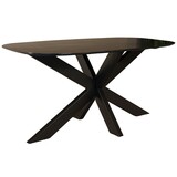 Lizzely Garden & Living Eettafel deens ovaal mangohout 160cm Austin zwart ovale tafel duurzaam mango eetkamertafel Lizzely Garden & Living Eettafel deens ovaal mangohout 160cm Austin zwart ovale tafel duurzaam mango eetkamertafel