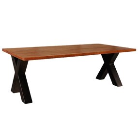 Lizzely Garden & Living Salontafel x-poot mangohout 130cm walnoot Pato Lizzely Garden & Living Salontafel x-poot mangohout 130cm walnoot Pato