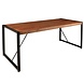 Lizzely Garden & Living Eettafel Flora rechthoekig 200cm bruin mangohout