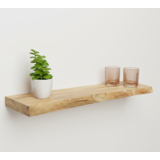 Lizzely Garden & Living Wandplank lichtbruin acaciahout 100cm Inge Lizzely Garden & Living Wandplank lichtbruin acaciahout 100cm Inge