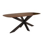 Eettafel deens ovaal mangohout 200cm Austin bruin ovale tafel duurzaam mango eetkamertafel Eettafel deens ovaal mangohout 200cm Austin bruin ovale tafel duurzaam mango eetkamertafel