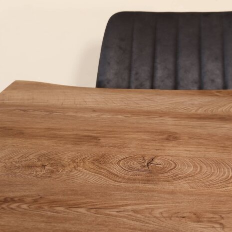 Lizzely Garden & Living Eettafel langwerpig 160cm Jeffo bruin langwerpige tafel