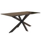 Eettafel langwerpig 160cm Jeffo zwart langwerpige tafel Eettafel langwerpig 160cm Jeffo zwart langwerpige tafel