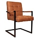 Lizzely Garden & Living Eetkamerstoel met armleuning Milan cognac microvezel industrieel Lizzely Garden & Living Eetkamerstoel met armleuning Milan cognac microvezel industrieel