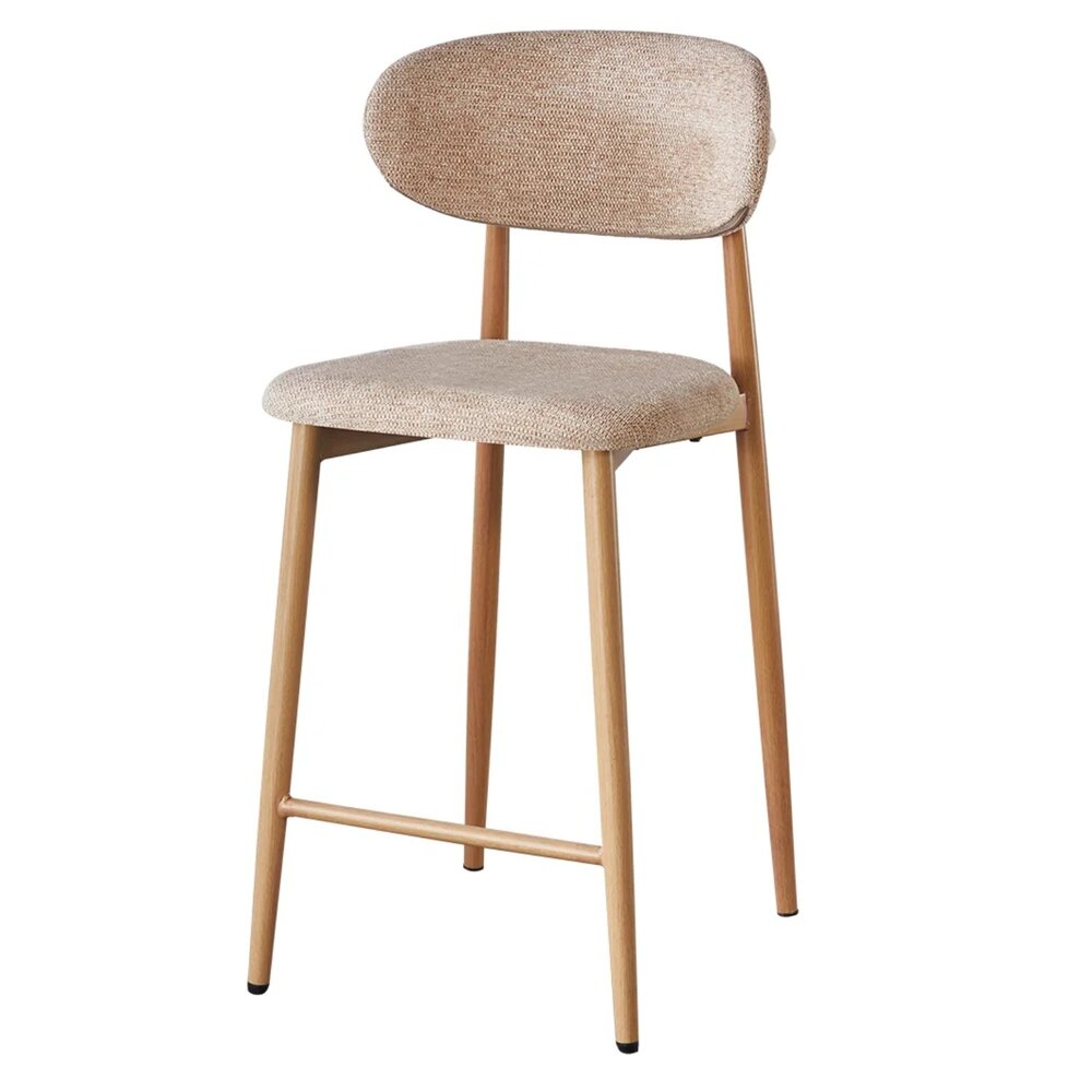 Barkruk Japandi bruin Reika lichtbruin Barkruk Japandi bruin Reika lichtbruin