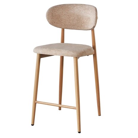 Lizzely Garden & Living Barkruk Japandi bruin Reika lichtbruin Lizzely Garden & Living Barkruk Japandi bruin Reika lichtbruin