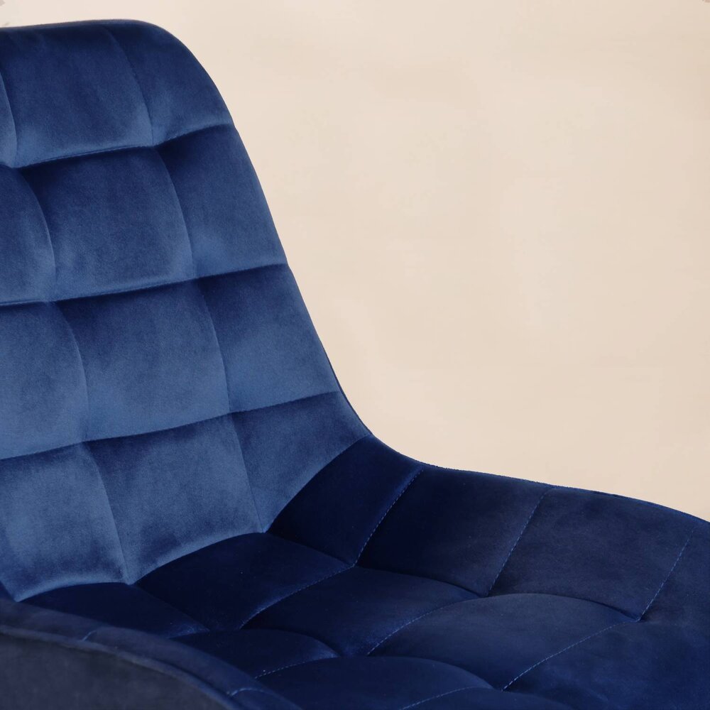 Eetkamerstoel De Vince donkerblauw velvet eetstoel Eetkamerstoel De Vince donkerblauw velvet eetstoel