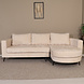 Lizzely Garden & Living Hoekbank design Nox 250cm zand chenille rechts Lizzely Garden & Living Hoekbank design Nox 250cm zand chenille rechts