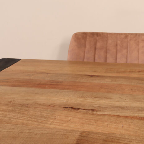 Lizzely Garden & Living Eettafel Jonas rechthoekig 180cm lichtbruin mangohout Lizzely Garden & Living Eettafel Jonas rechthoekig 180cm lichtbruin mangohout