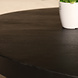 Lizzely Garden & Living Salontafel rond mangohout 90cm Jesse zwart