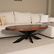Lizzely Garden & Living Salontafel ovaal bruin mangohout 140cm Jimmy Lizzely Garden & Living Salontafel ovaal bruin mangohout 140cm Jimmy