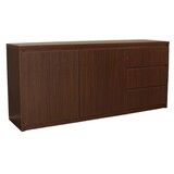 Lizzely Garden & Living Dressoir melamine walnoot 180cm Cassie
