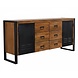 Lizzely Garden & Living Dressoir mangohout Jazzy bruin industrieel 180x85cm