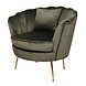 Lizzely Garden & Living Fauteuil zitbank 1 persoons Belle donkergroen bankje Lizzely Garden & Living Fauteuil zitbank 1 persoons Belle donkergroen bankje