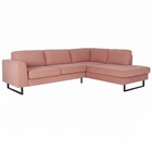 Hoekbank design Puckerto 290cm bank roze velvet hoek loungebank rechts bankstel Hoekbank design Puckerto 290cm bank roze velvet hoek loungebank rechts bankstel