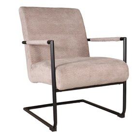 Lizzely Garden & Living Fauteuil met armleuningen Merlijn grijs chenille Lizzely Garden & Living Fauteuil met armleuningen Merlijn grijs chenille