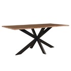 Eettafel langwerpig 180cm Jeffo bruin langwerpige tafel Eettafel langwerpig 180cm Jeffo bruin langwerpige tafel